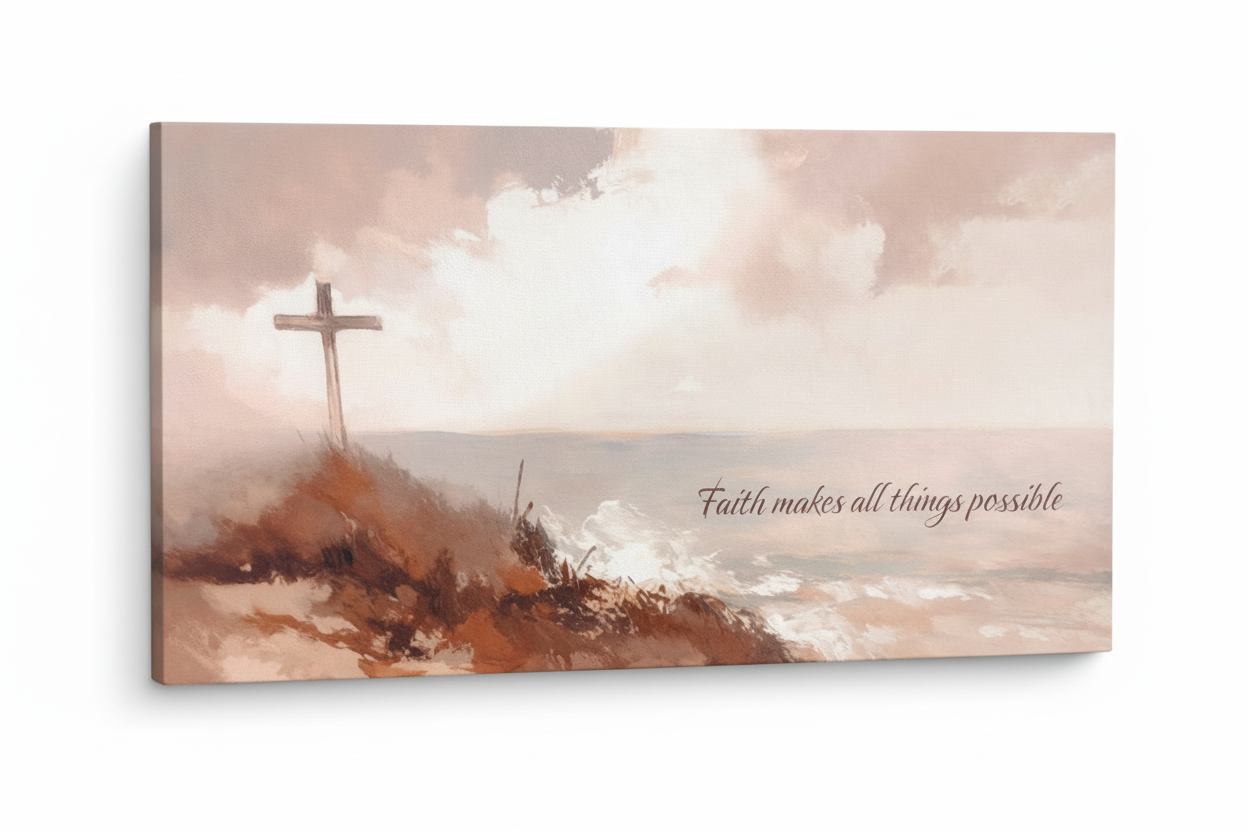 Wall Art: “Faith Makes all things Possible”
