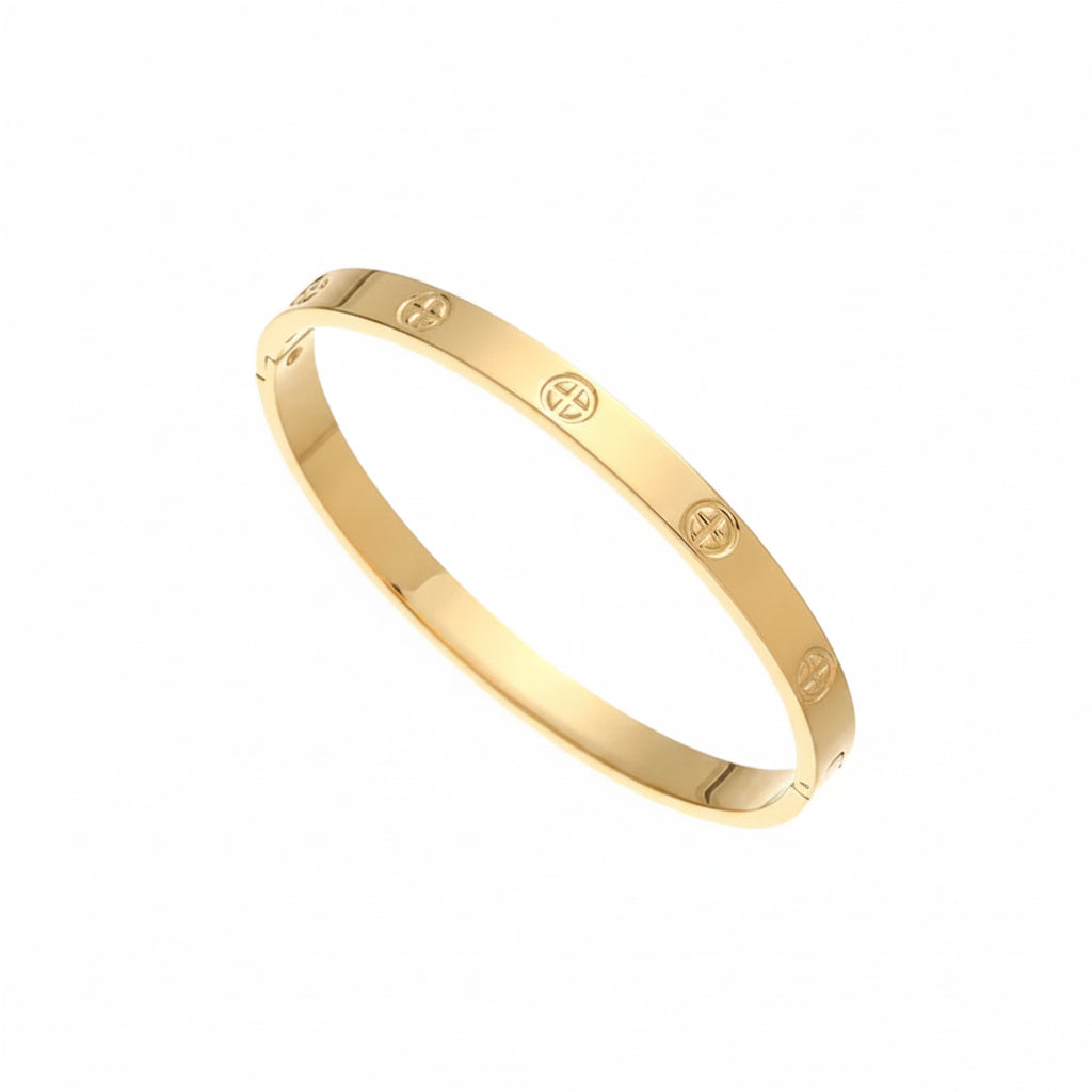 Bracelet: Gold Stainless steel design