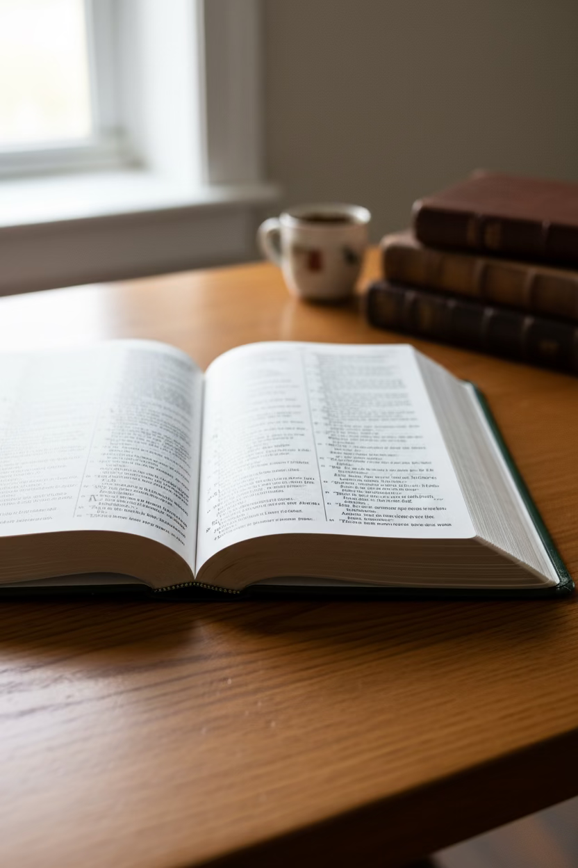 Bible: NASB Olive leather touch compact Bible