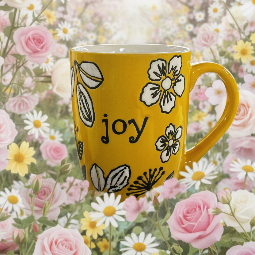 Mugs: Floral Inspirational Mugs