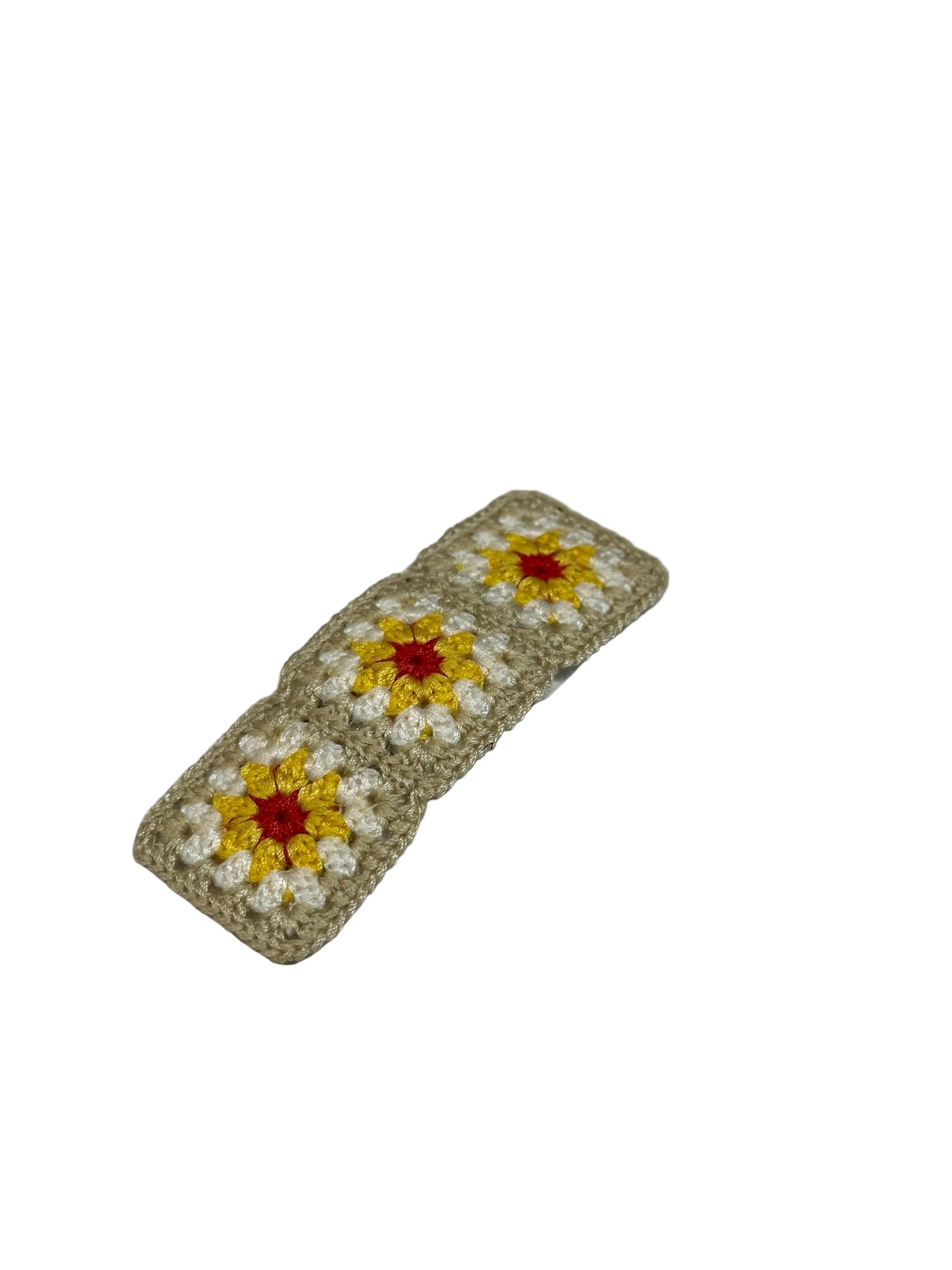 Hair Clip: knitted