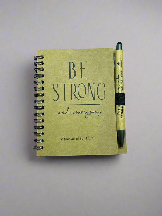 Bible Verse Paper Notebook + pen