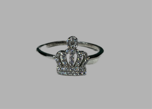 Silver Thin Diamond Crown