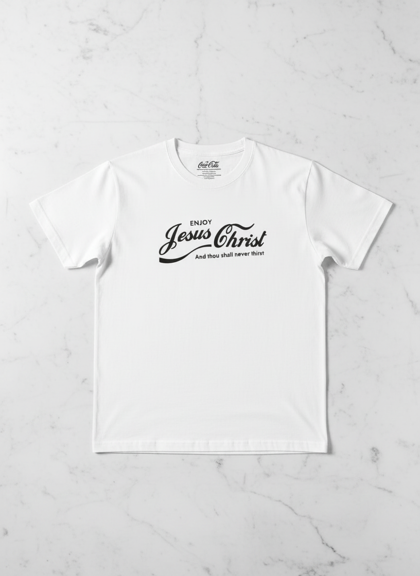 T-Shirt:Enjoy Jesus Christ and you shall never