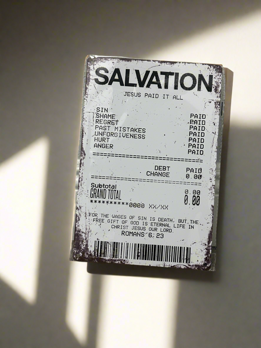 Salvation Jesus paid it all sign