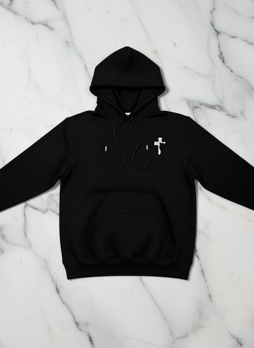 Sweatshirt: Junior size Faith logo Hoodie