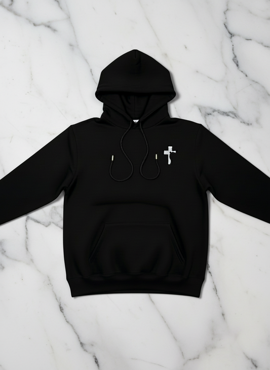 Sweatshirt: Junior size Faith logo Hoodie