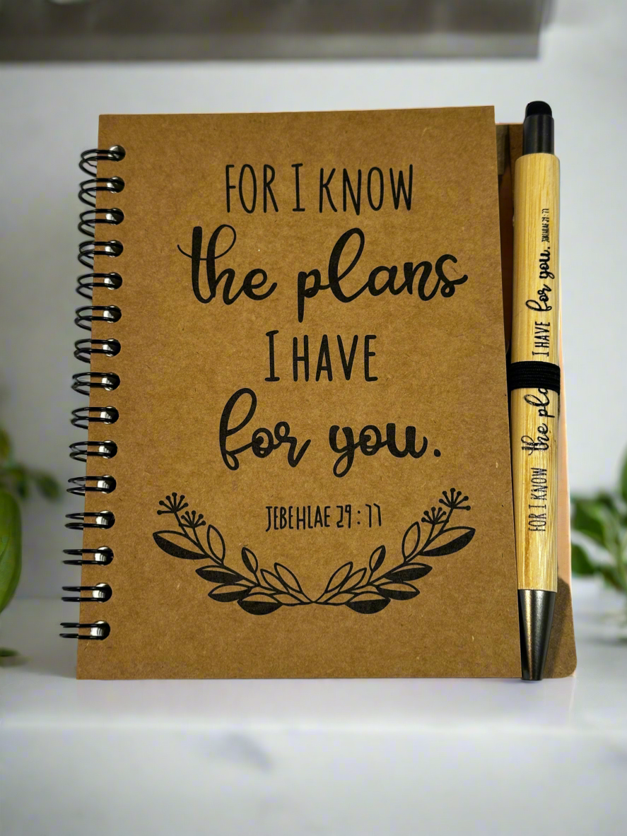 Notebook: Bible Verse + Pen