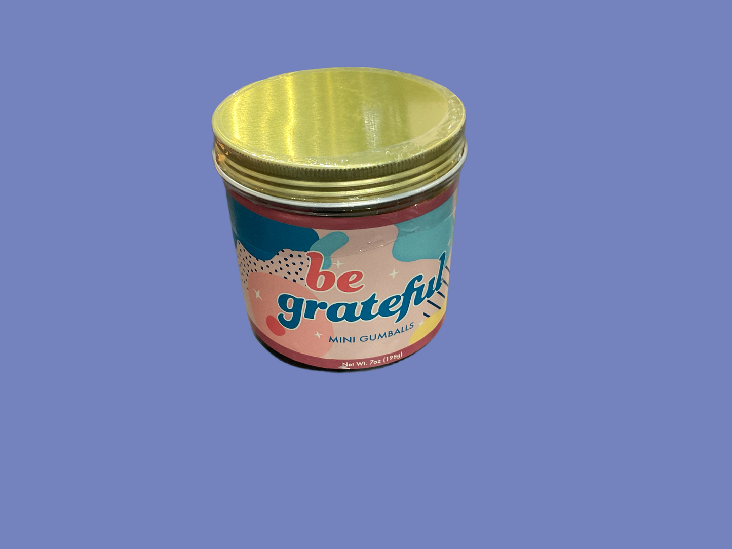 Gum Ball Snack Jar Be Grateful