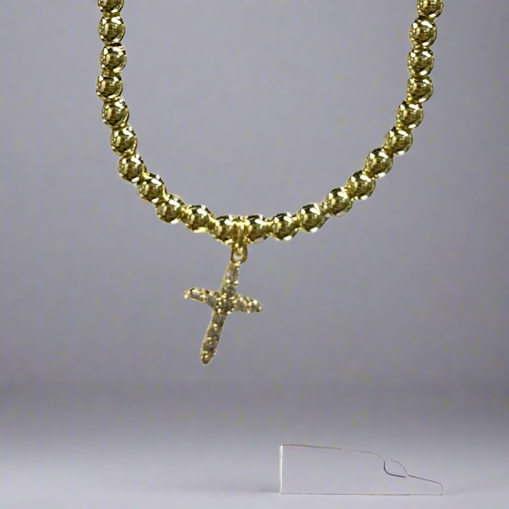 Gold Beaded Bracelet