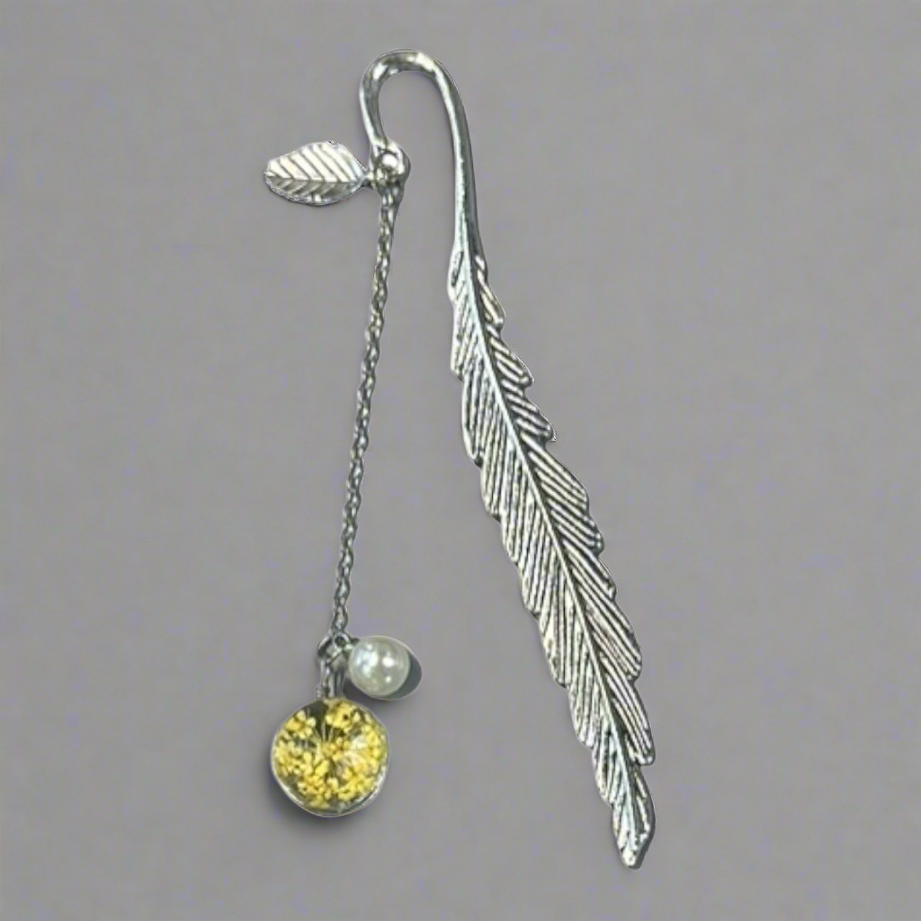 Feather bookmark