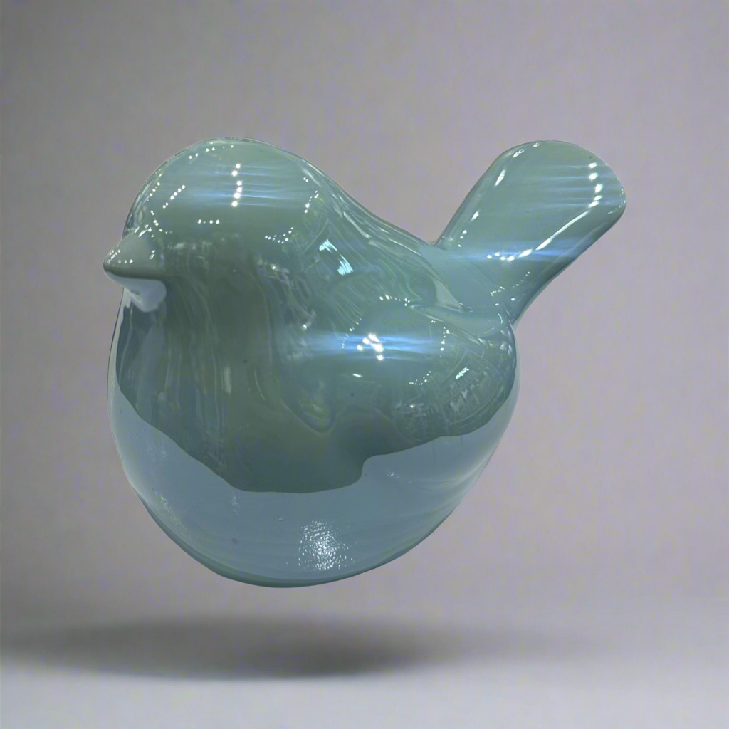 Blue bird ceramic