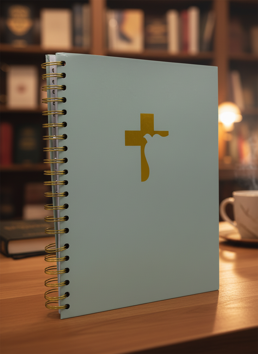 Notebook:  Large Spiral Logo notebook