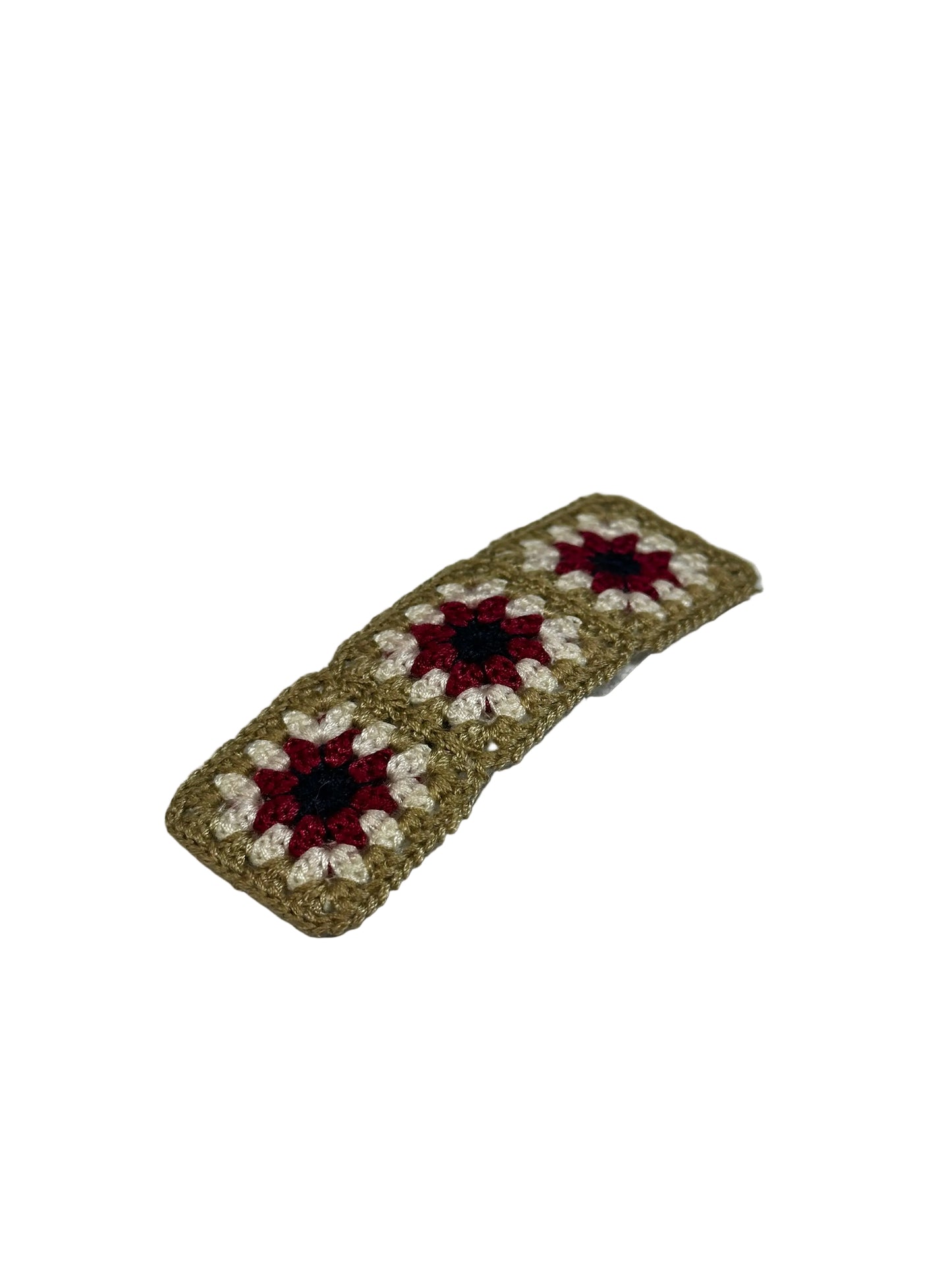 Hair Clip: knitted
