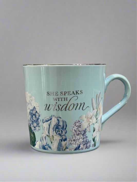 She speaks with wisdom
