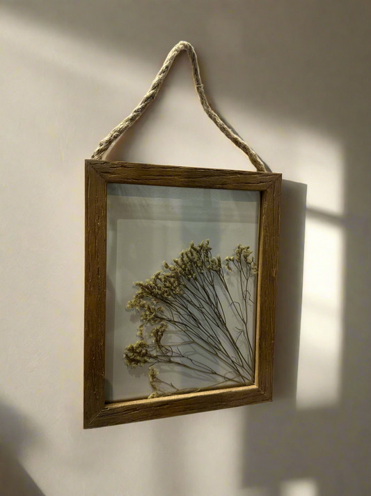 Glass Dried flower frame