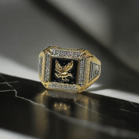 Gold/Sliver/Black Eagle Square