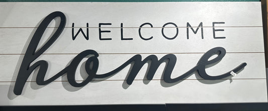 Welcome home wall decor