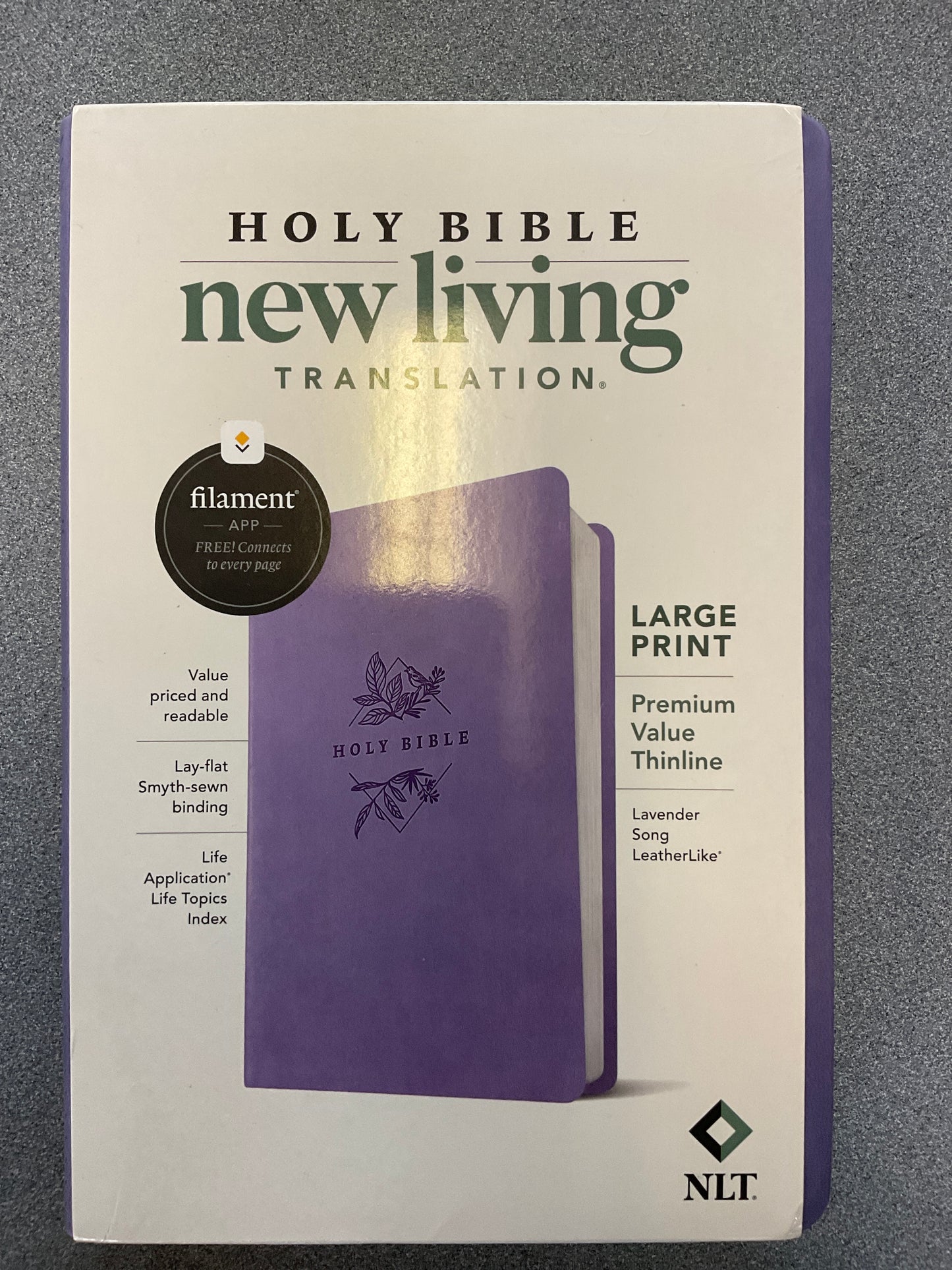 NLT Bible Purple