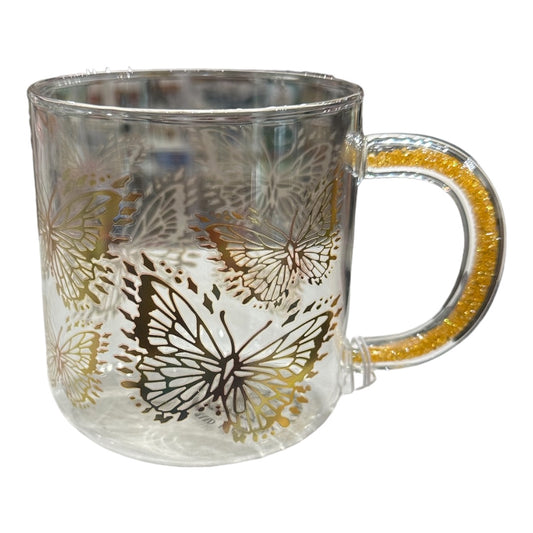 Butterfly Glass Cup