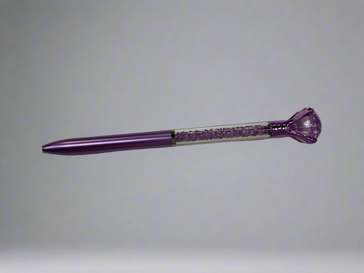 Lavender diamond top pens