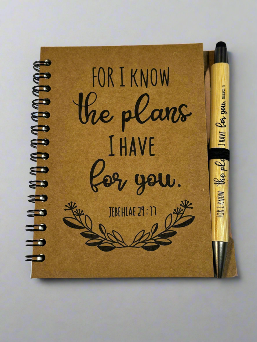 Notebook: Bible Verse + Pen