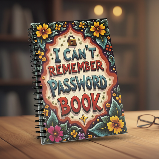 Notebook: I can’t Remember Password Book