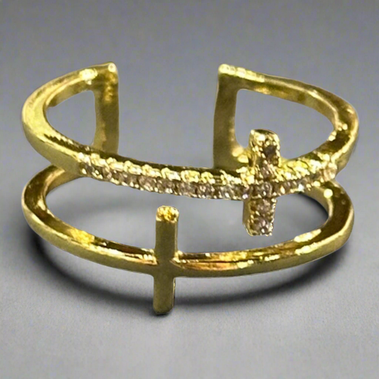 Double cross ring