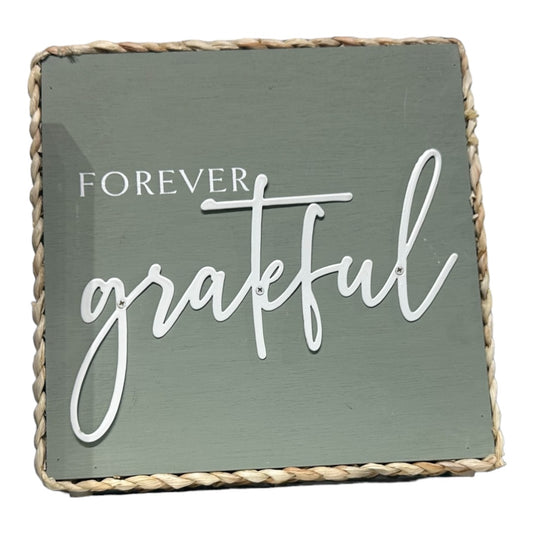 “Forever Grateful” Wall Decor