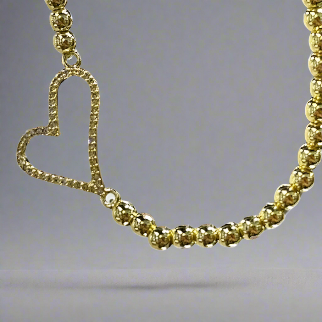 Gold Beaded Bracelet