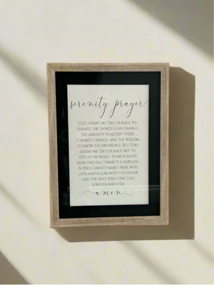 Serenity prayer