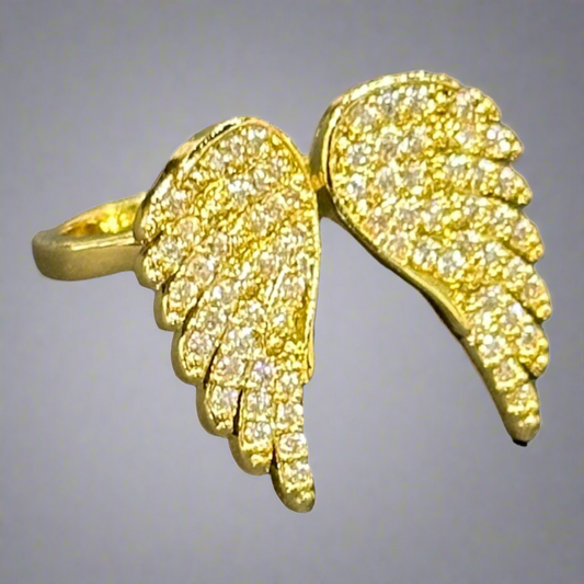 Jeweled wing ring