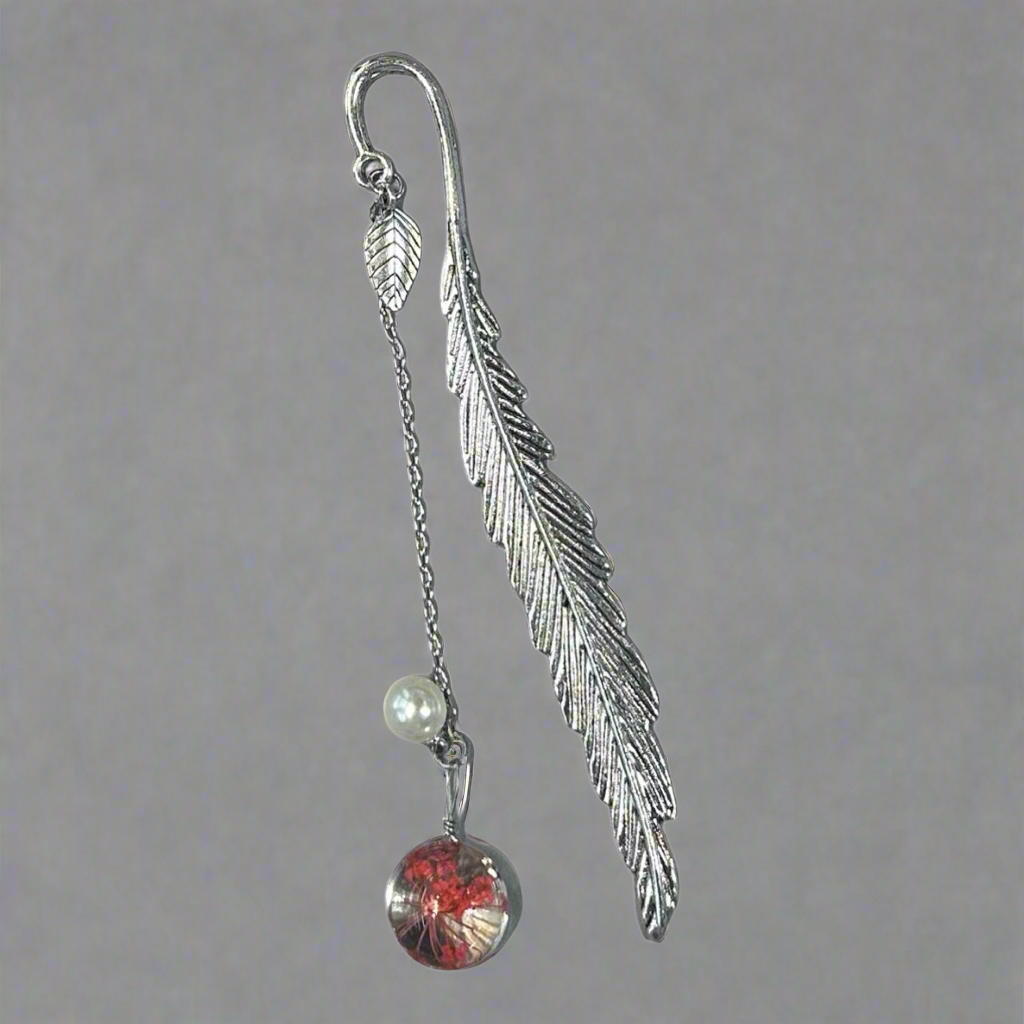 Feather bookmark
