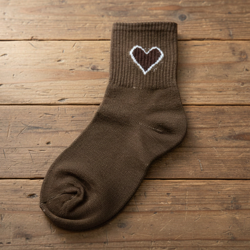 Socks: Heart design