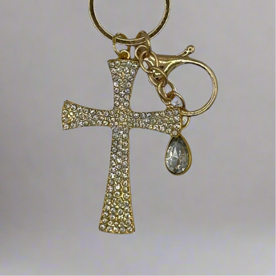 Gold Diamond Cross