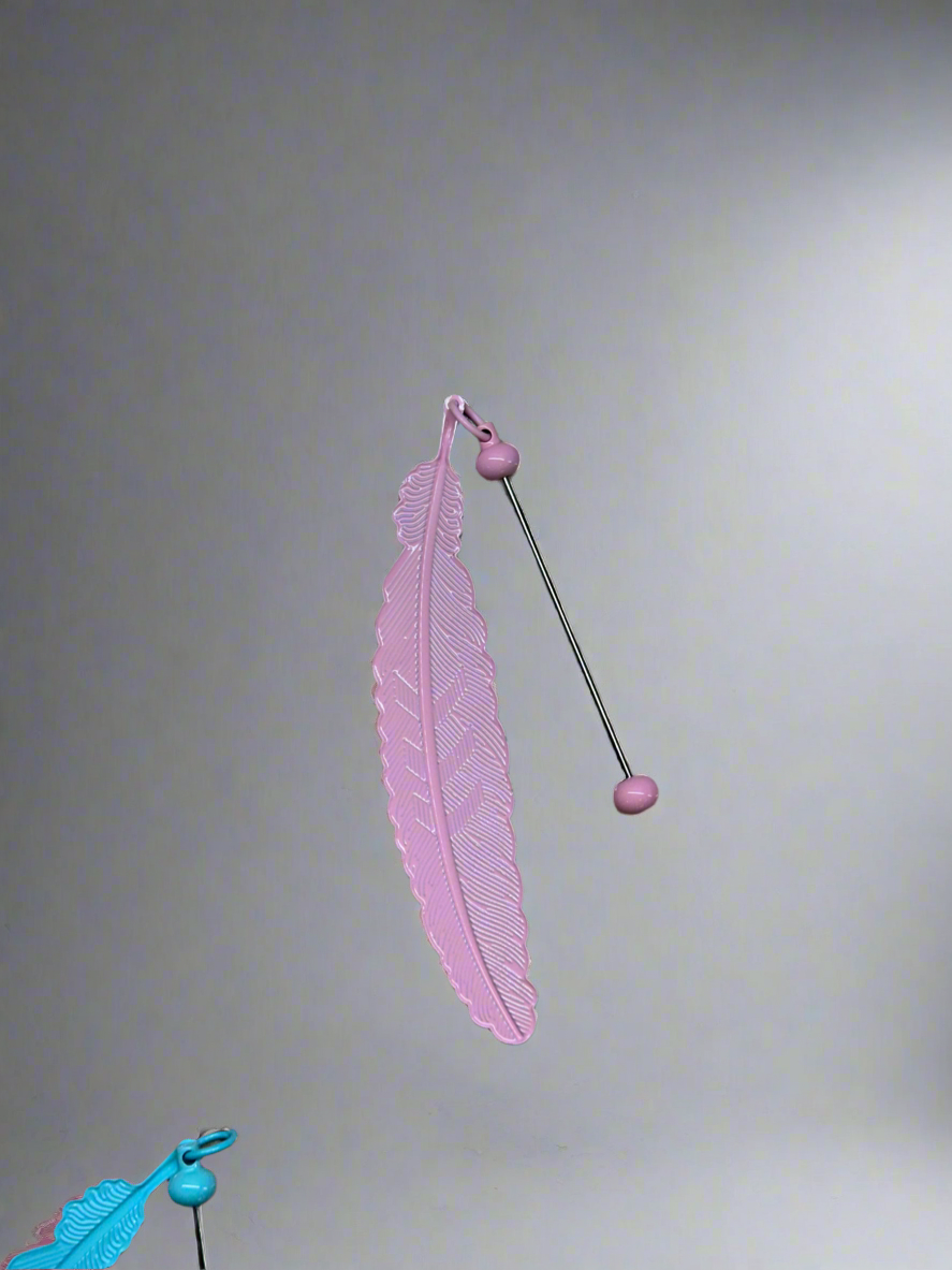Feather bookmarks