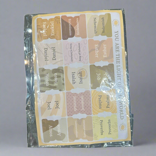 Bible tabs + highers