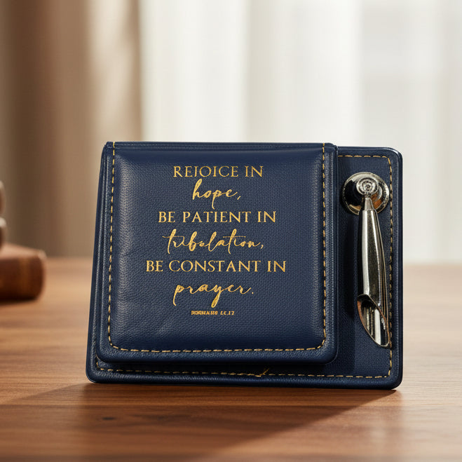 Note Pad: Bible Verses & Pen Holder
