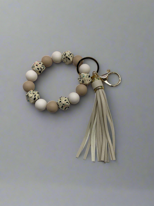 Beaded Tassel Keychain