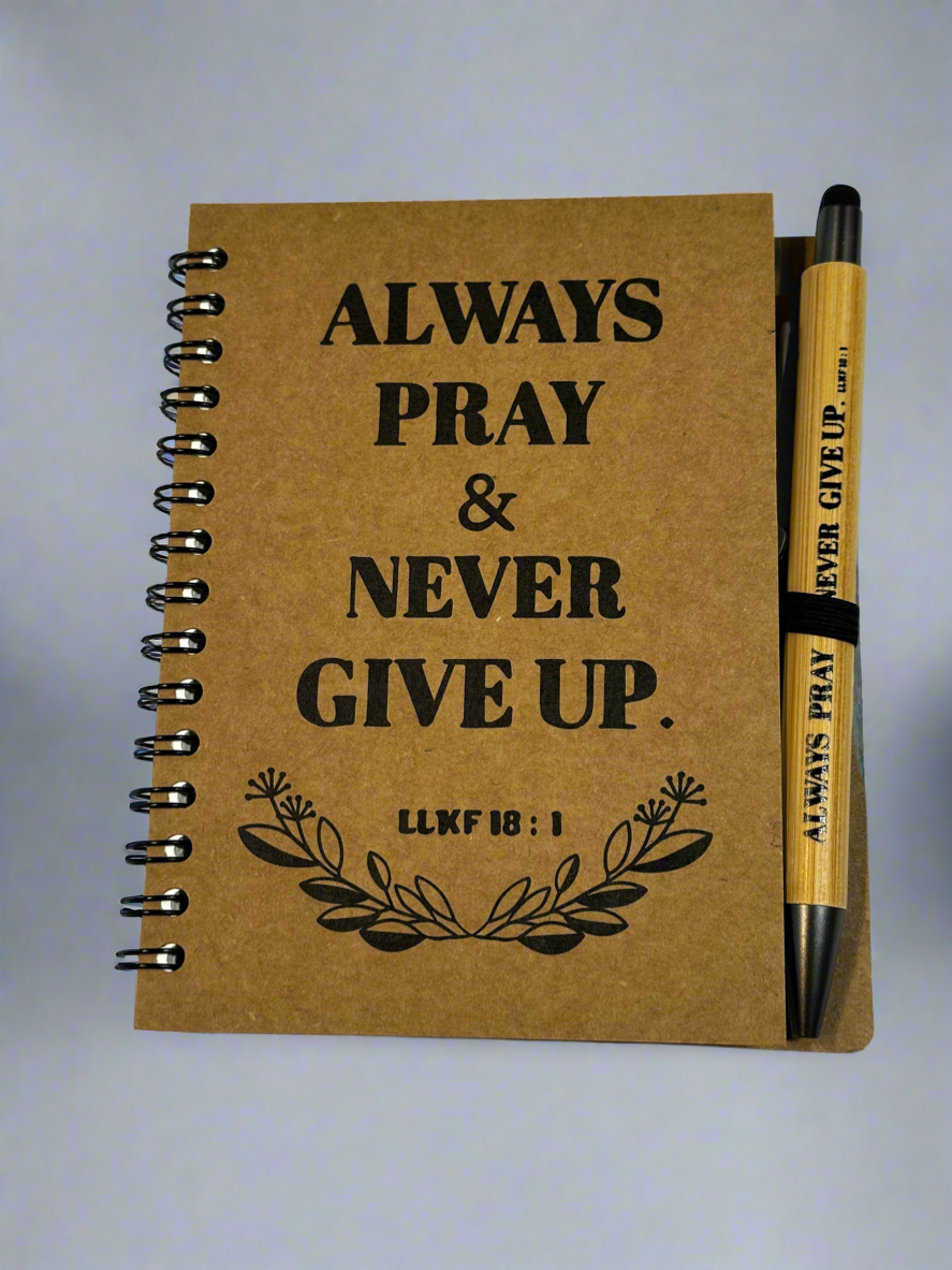 Notebook: Bible Verse + Pen