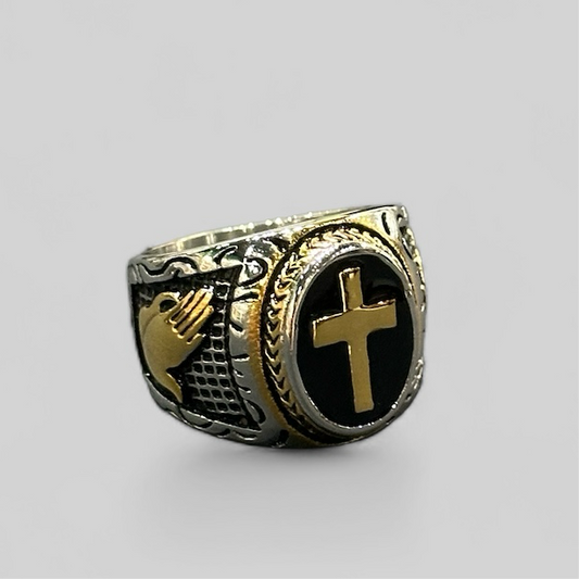 Holy Gost cross ring
