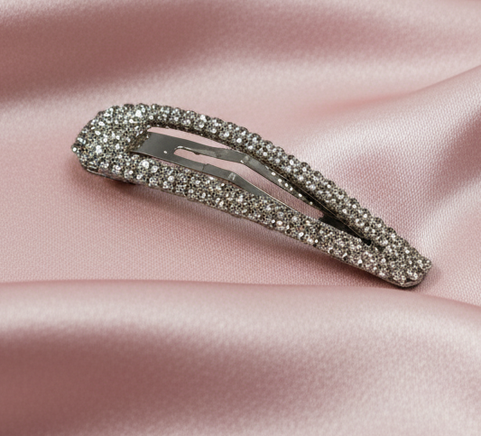 Hair Clip: Rhinestone Large