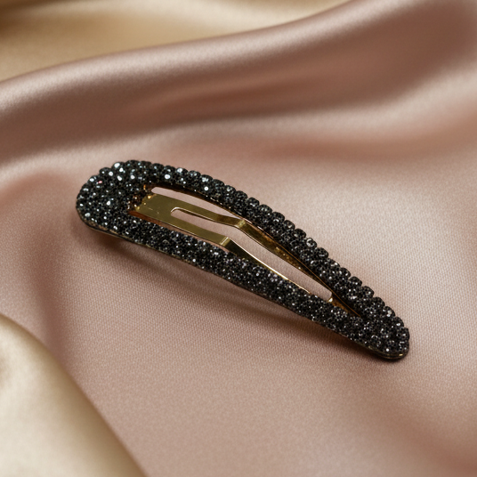Hair Clip: Rhinestone Large