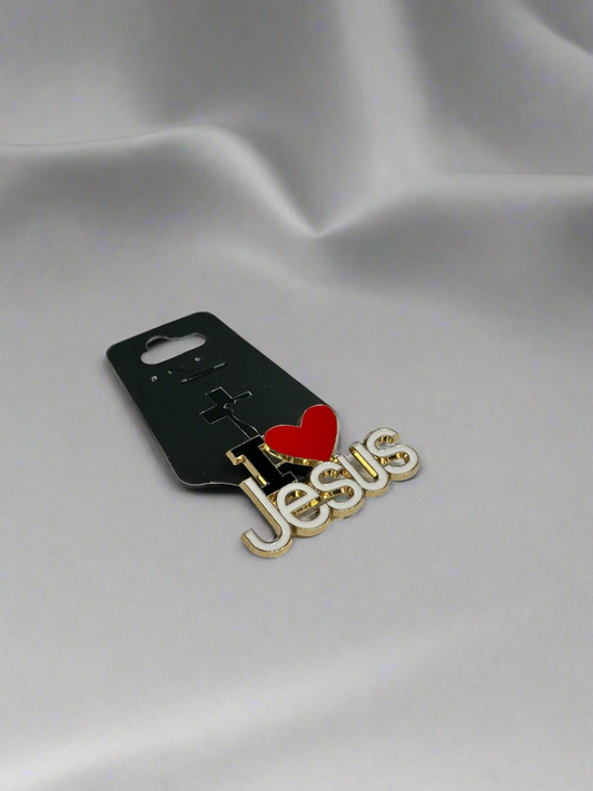I ❤️ Jesus Pin