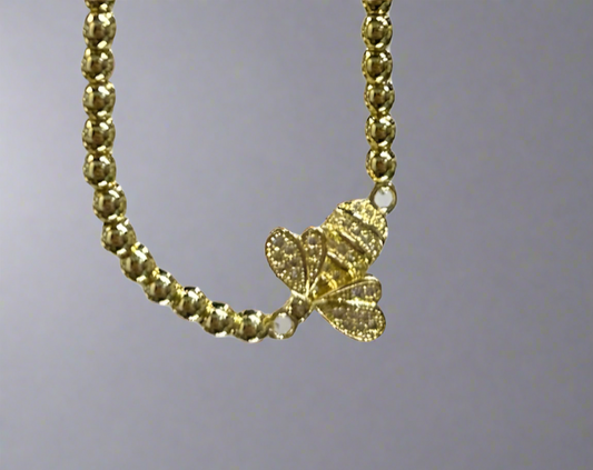 Gold Beaded Bracelet