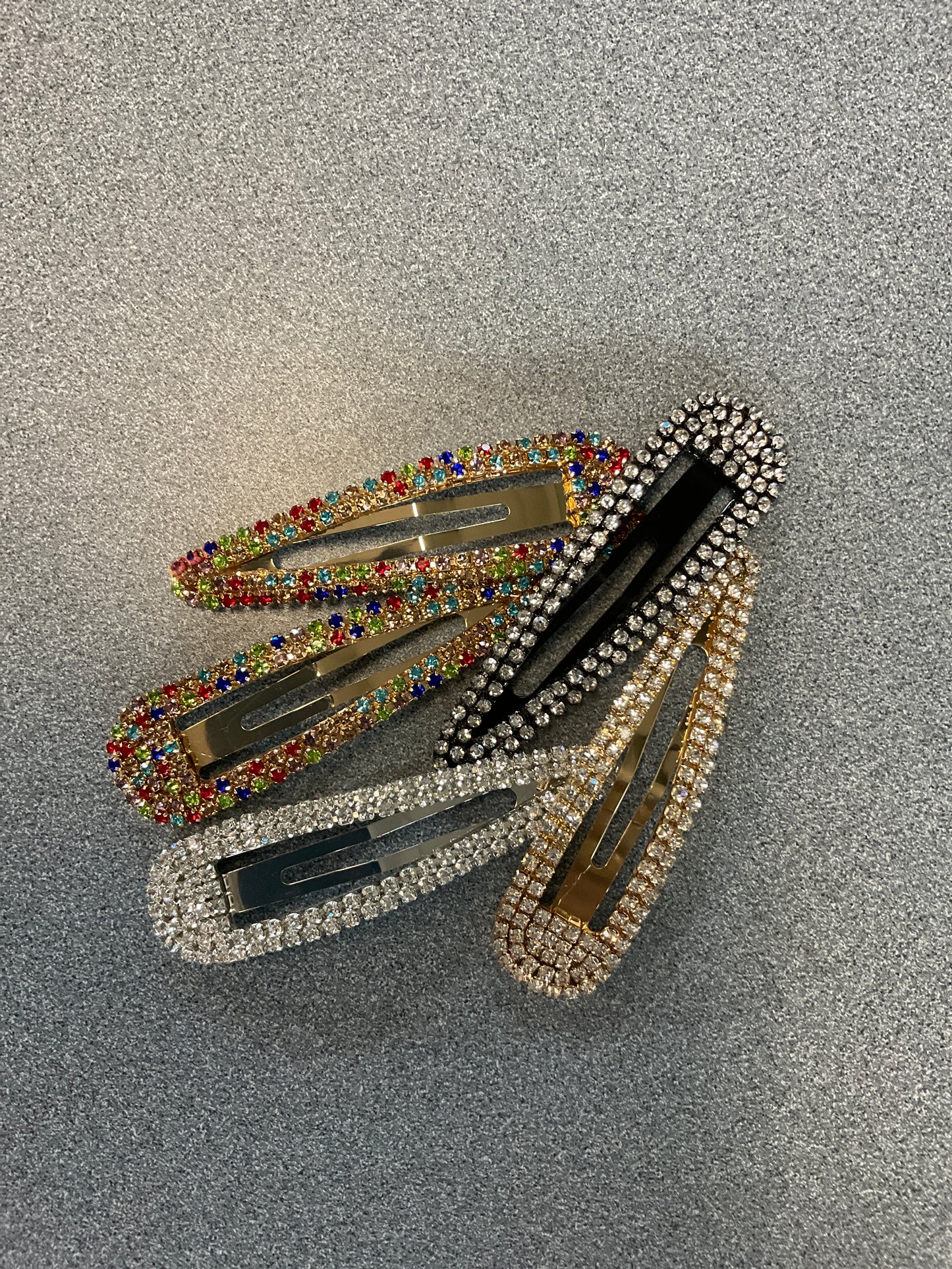 Hair Clip: Rhinestone Large