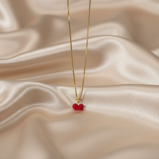 Cherry Gold Necklace