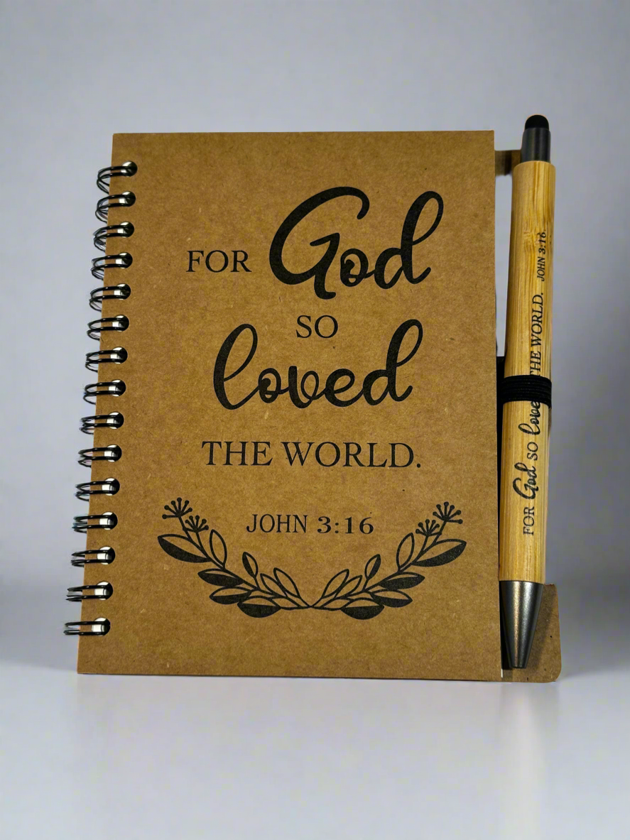 Notebook: Bible Verse + Pen