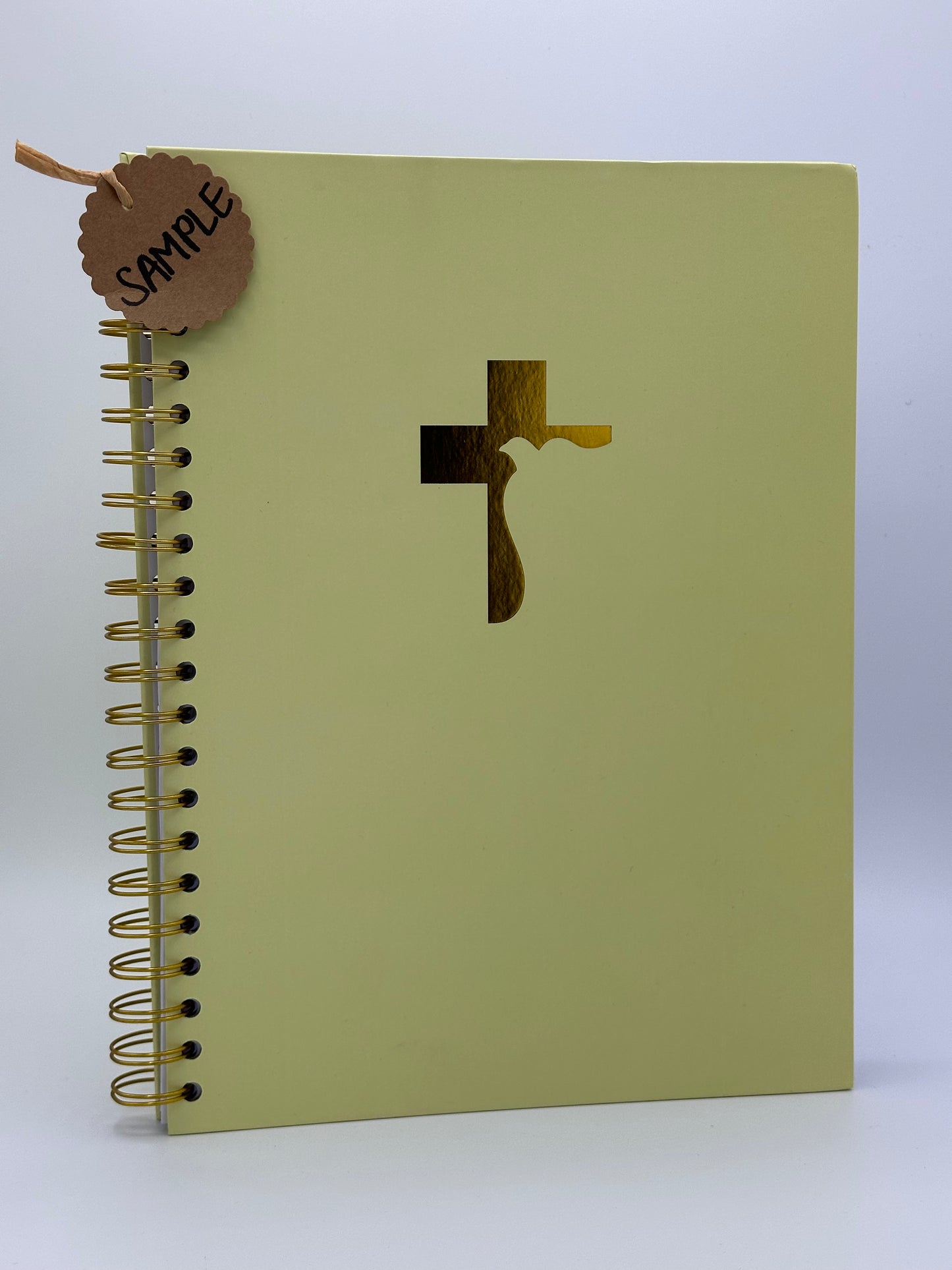 Large Spiral Faith Notebook