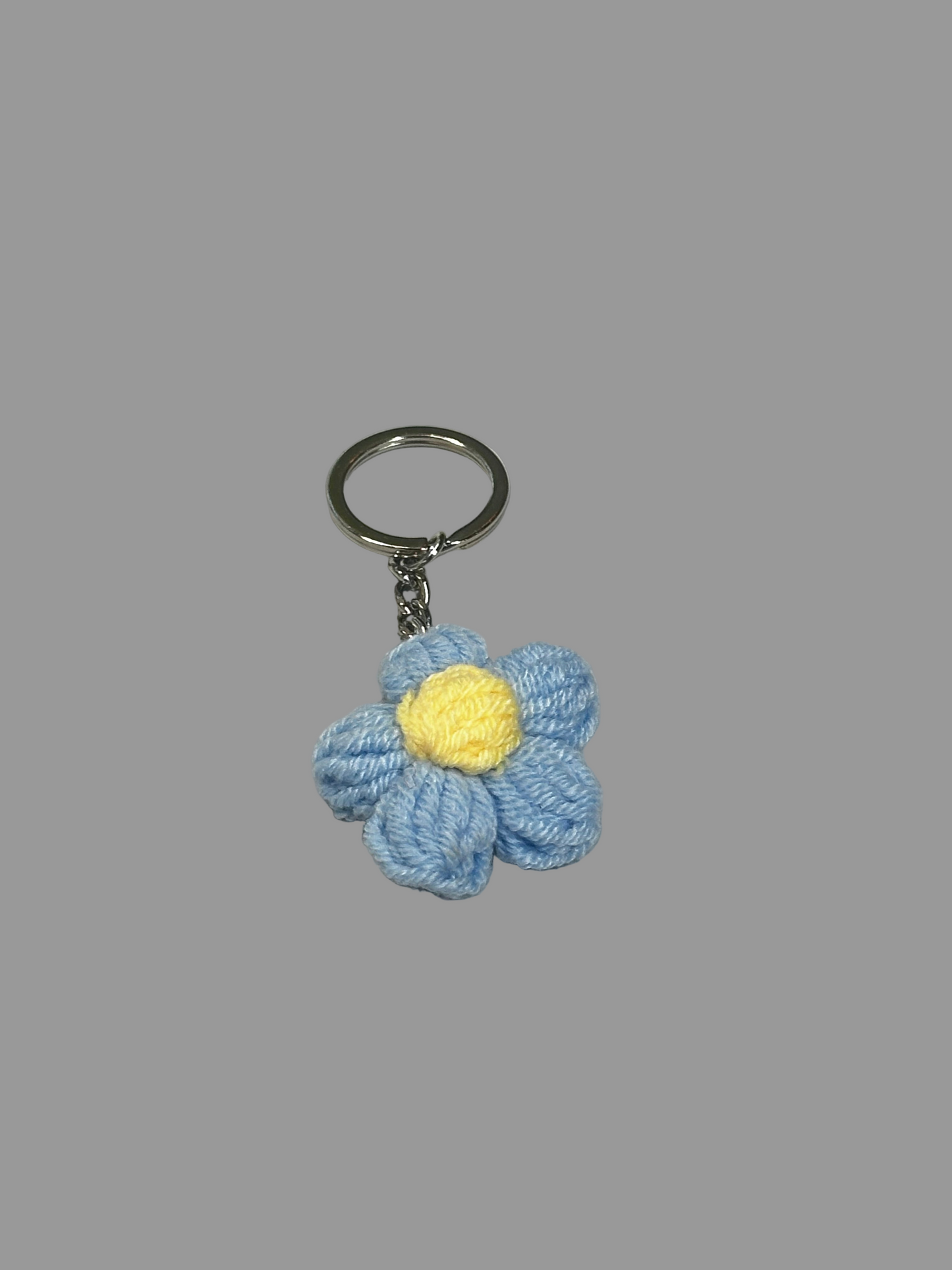 Keychain: Crochet flowers